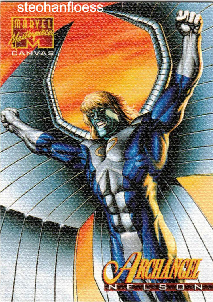 1995 Marvel Masterpieces Canvas Cards You Pick the Base Card, Finish Your Set