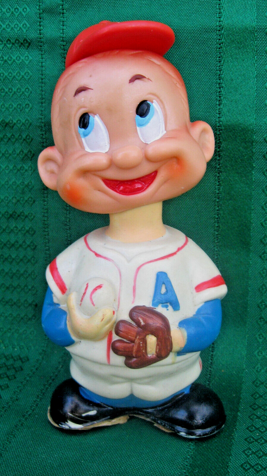 Vintage ALPS Windup Bobble Head Nodder Baseball Player