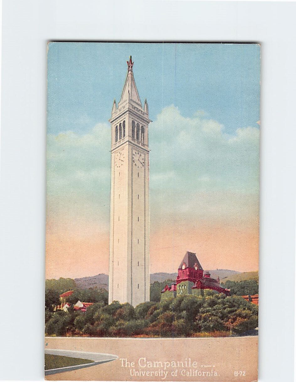 Postcard The Campanile University of California California USA