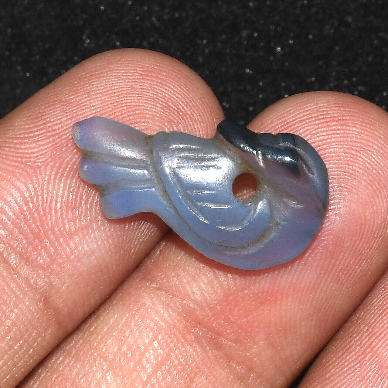 Genuine Ancient Roman Agate Stone Bead in form of a Dove C. 1st - 2nd Century AD