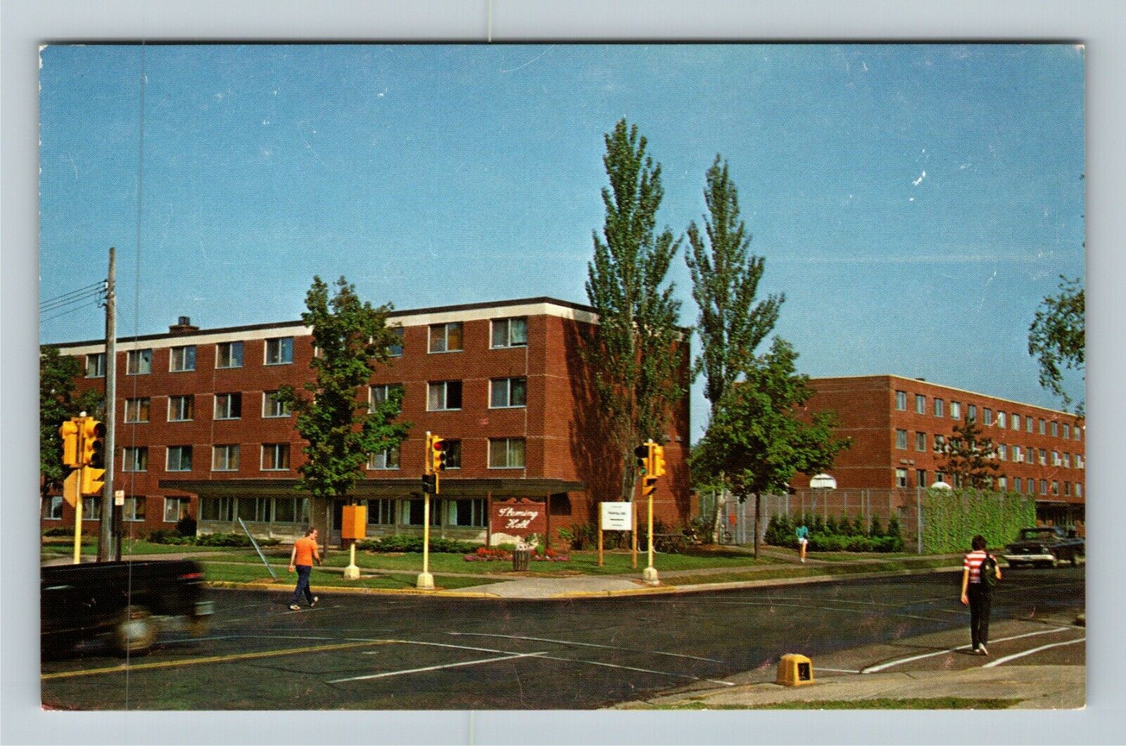 Menomonie WI-Wisconsin, University Wisconsin, Fleming Hall, Vintage Postcard