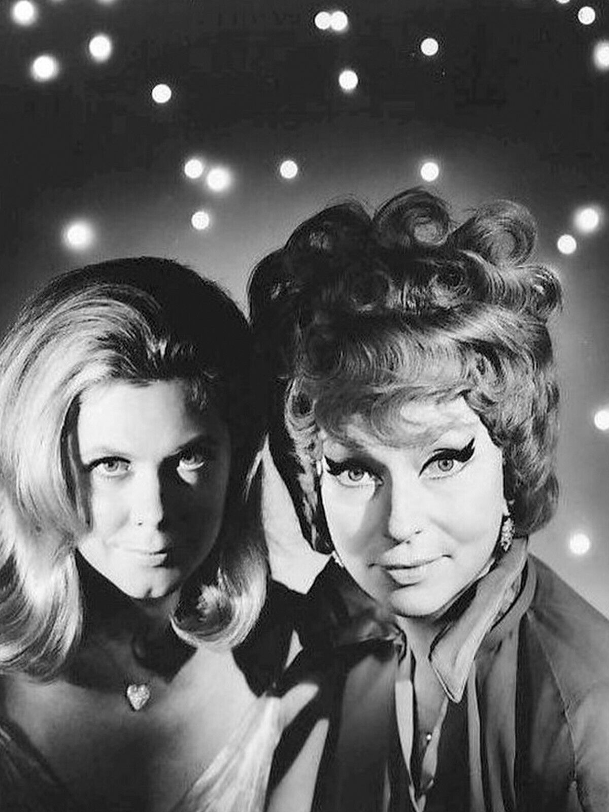 Elizabeth Montgomery and Agnes Moorehead in Bewitched 1966 , 5X7 Print