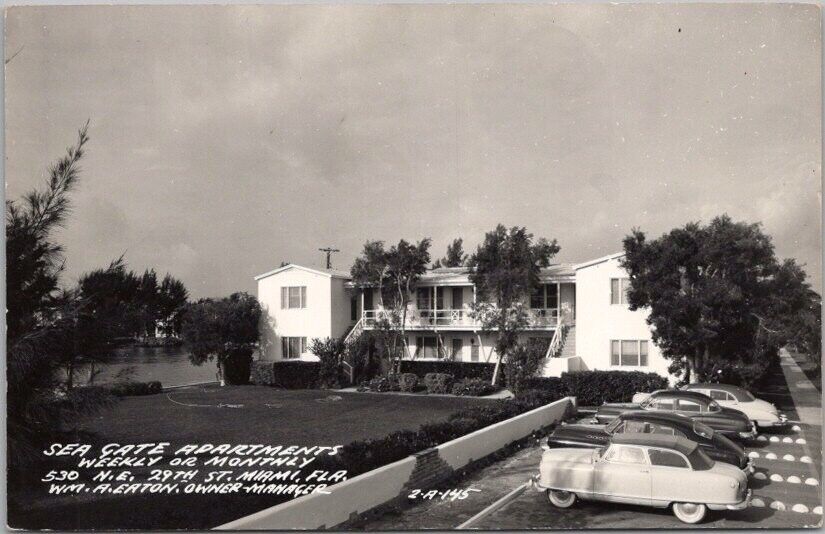 1950 MIAMI Florida Real Photo RPPC Postcard \