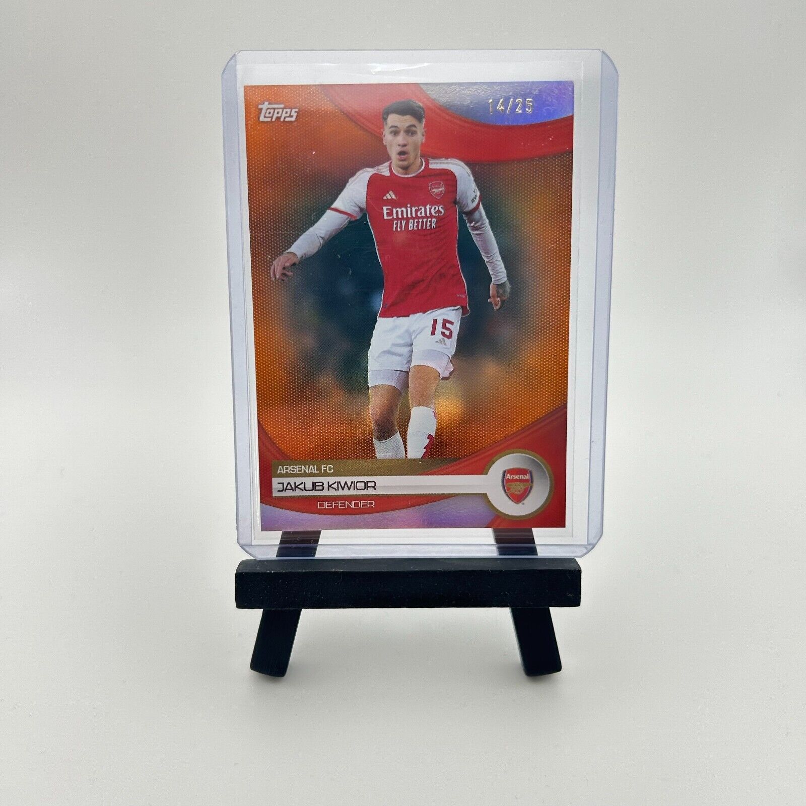 2023-2024 Topps Arsenal FC Team Set Jakub Kiwior /25 #7