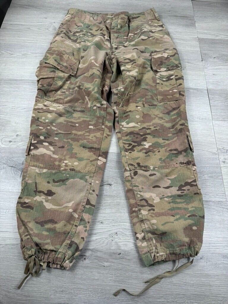Military Pants Mens M Camo Army Combat Uniform ACU Multicam Flame Resistant FR