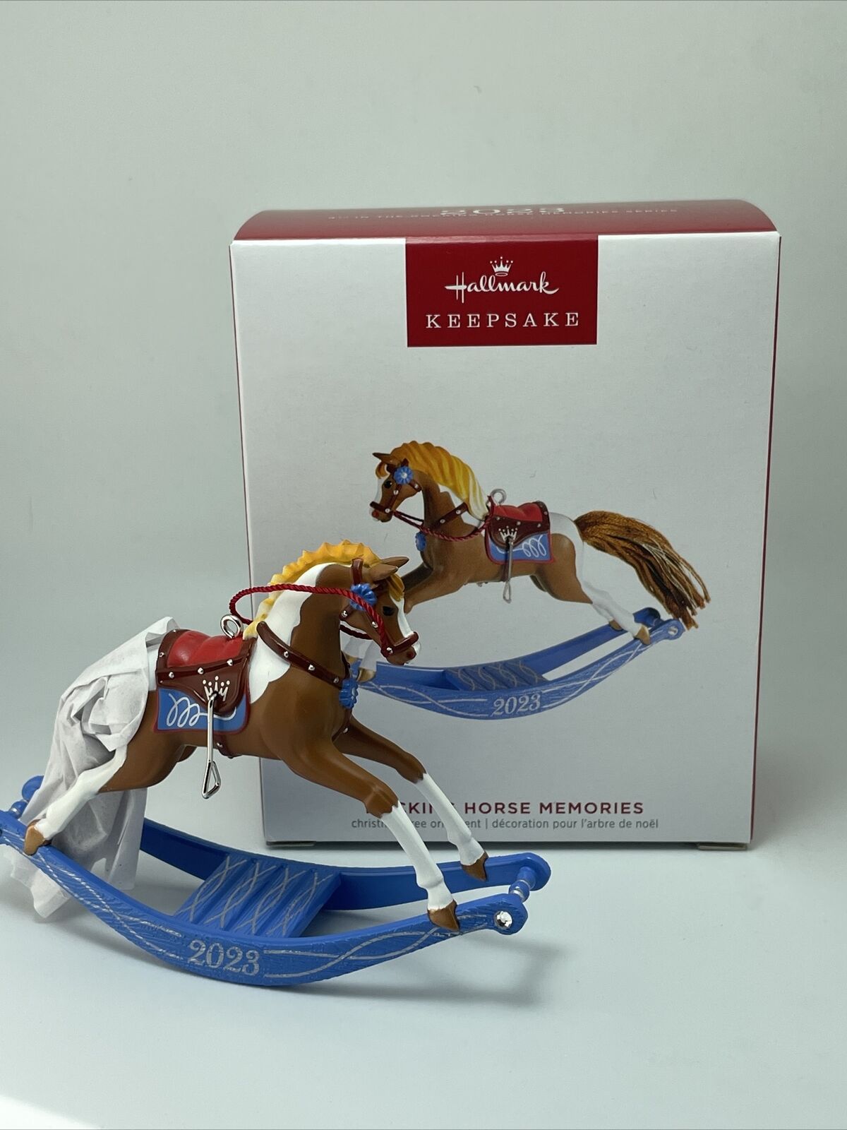 2023 Hallmark Rocking Horse Memories Christmas Keepsake Ornament