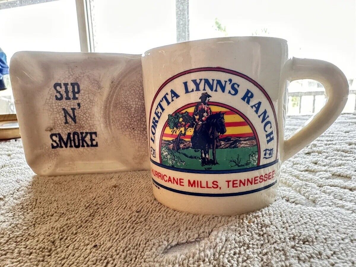 Loretta Lynn Sip N Smoke Cup (1970s)-Charity For Alzheimer’s