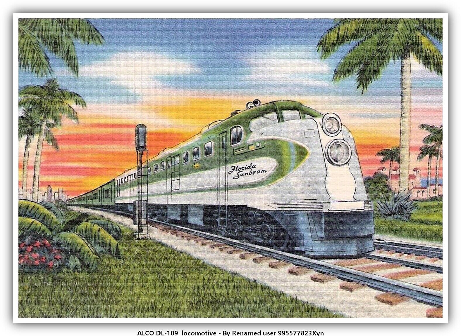 ALCO DL-109  railroad Train Railway