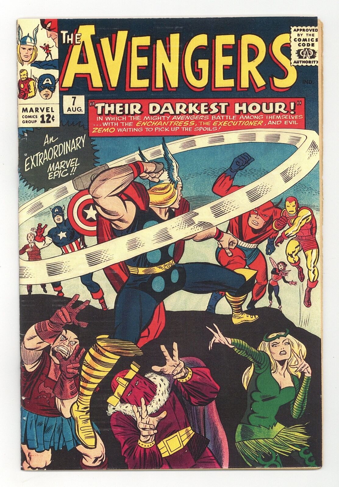 Avengers #7 Coverless 0.3 1964