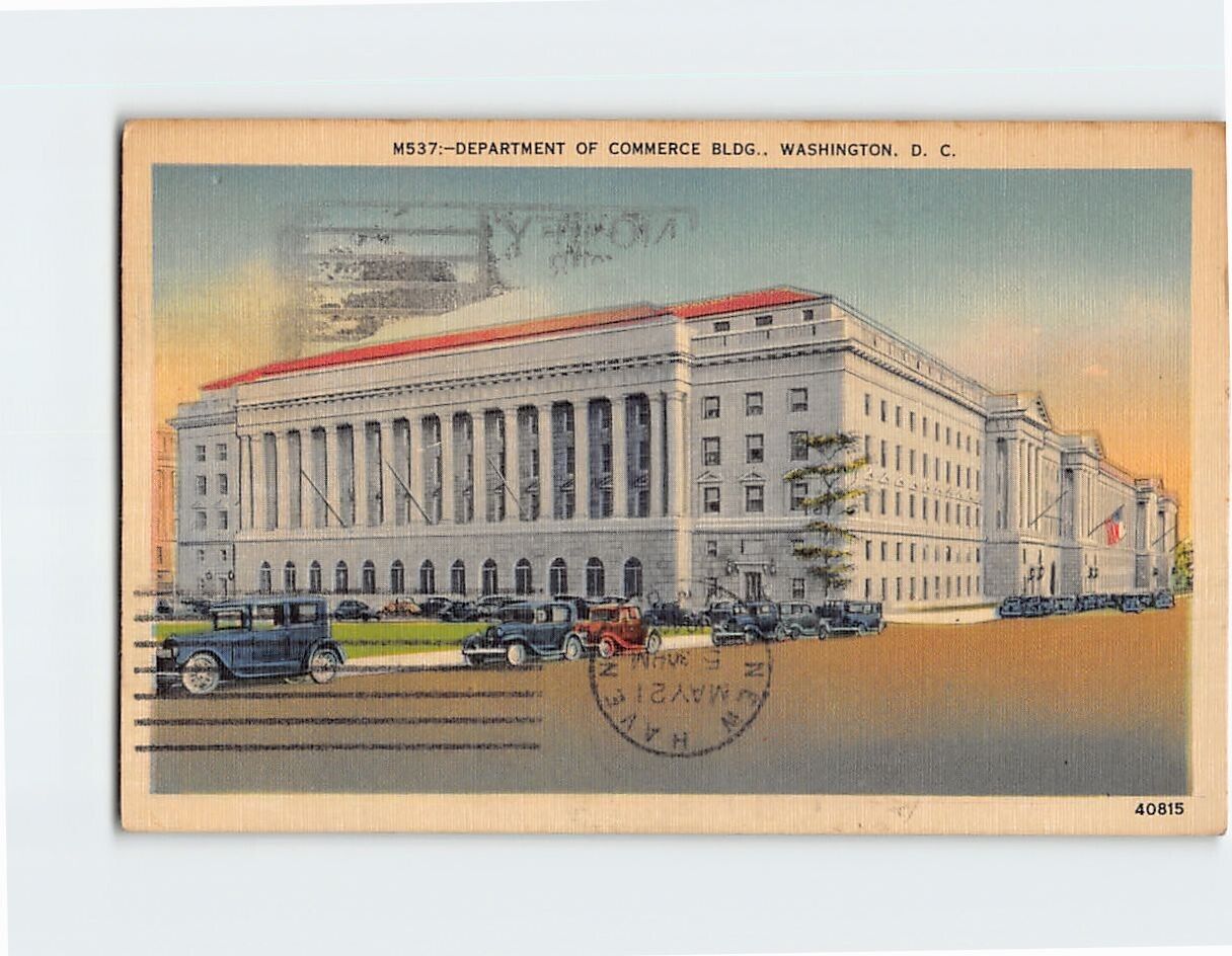 Postcard Department of Commerce Building Washington DC USA