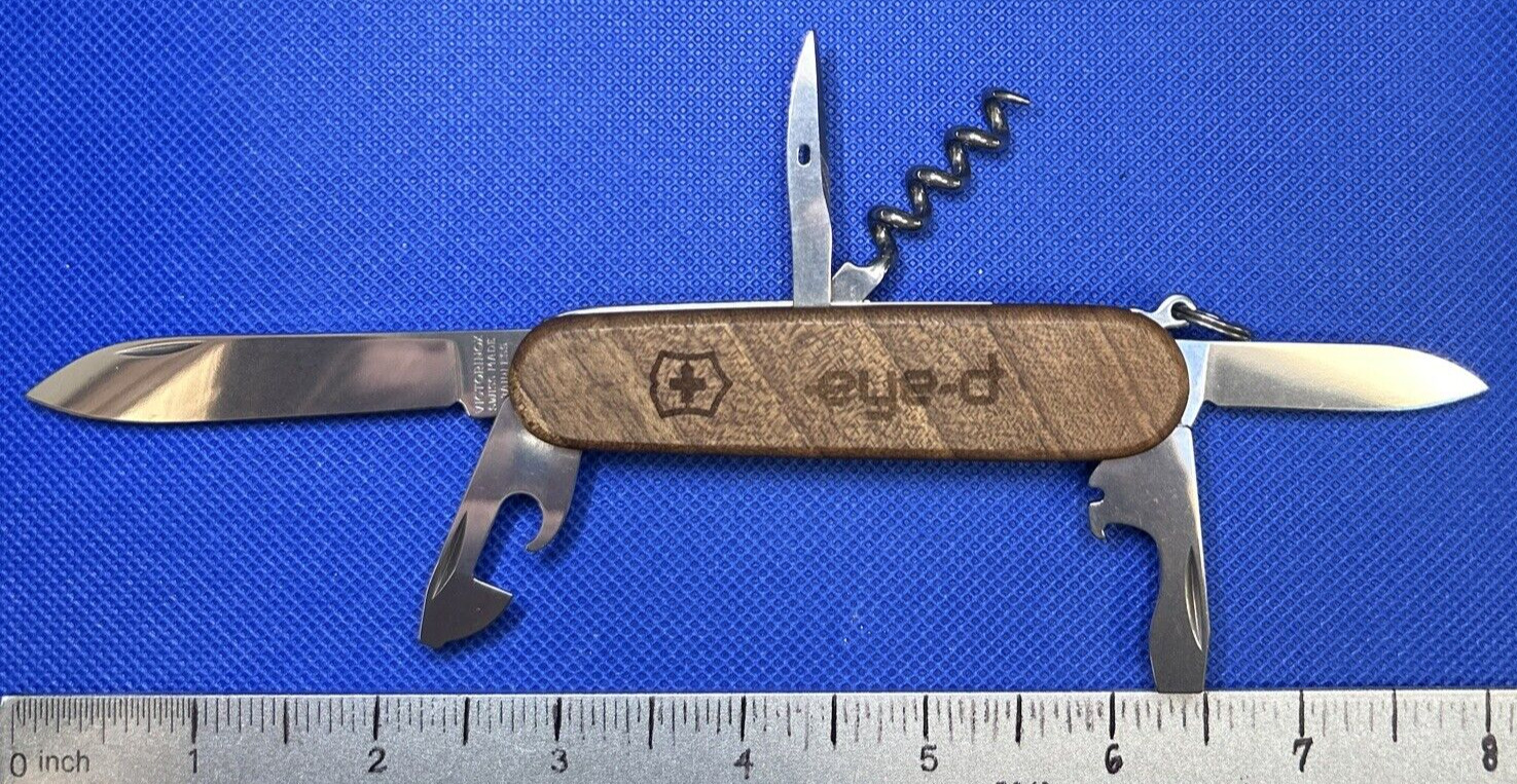 Victorinox Swiss Army Knife SPARTAN USED W/Walnut Wood Scales - Excellent
