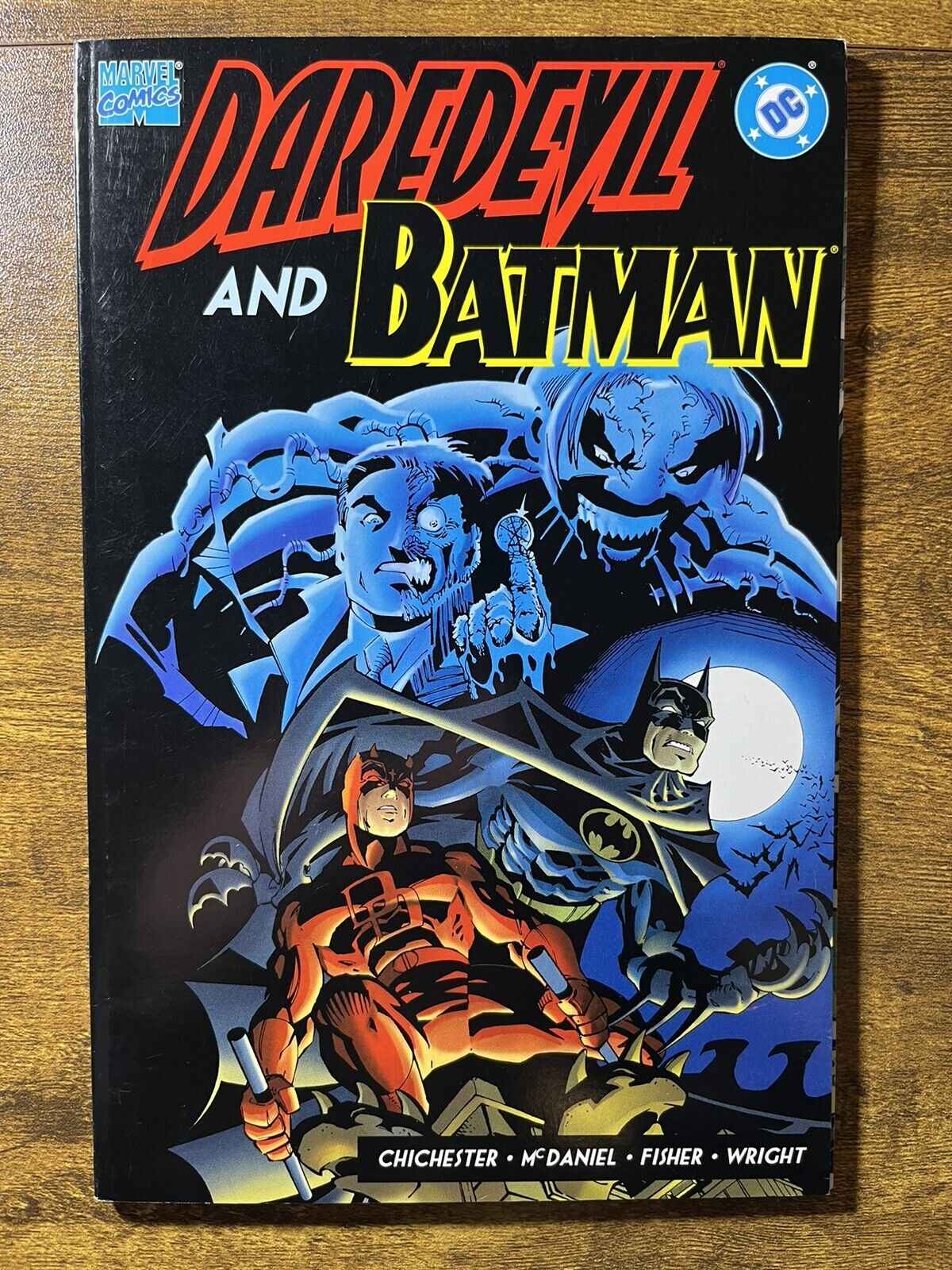 DAREDEVIL AND BATMAN: EYE FOR AN EYE 1 TPB SCOTT MCDANIEL COVER DC / MARVEL 1997