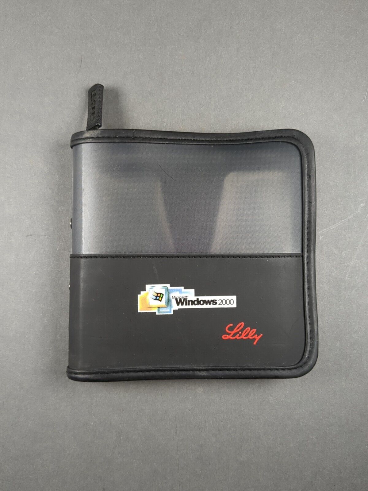 Microsoft Windows 2000  & Eli Lilly Logo 12 CD Wallet Branded Tech Memorabilia 