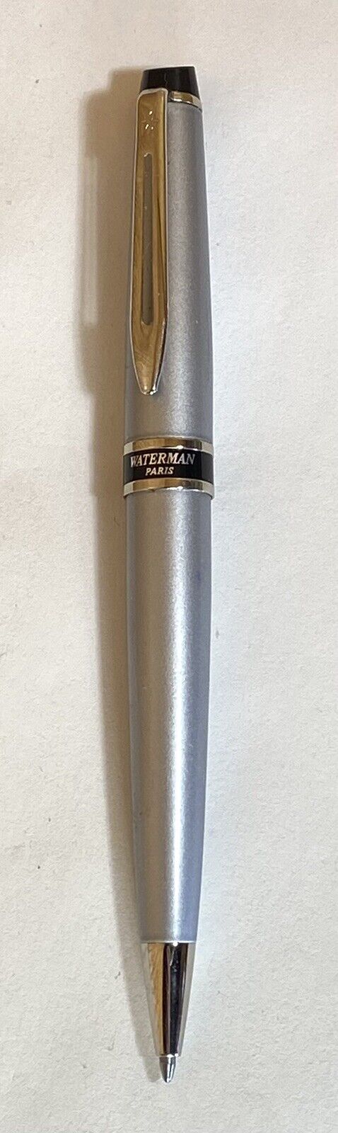 Waterman Paris France Rollerball or Ballpoint Stainless Silver Expert Works.