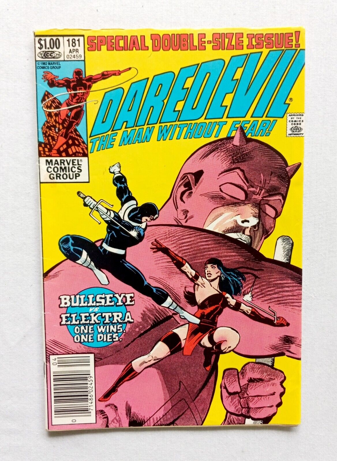 Daredevil #181 - Marvel 1981 Newsstand Death of Elektra By Bullseye Frank Miller