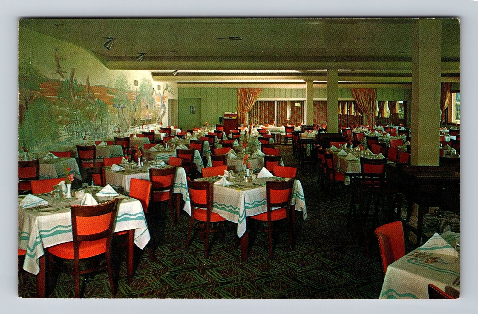 Naples FL-Florida, Beach Club Hotel, On the Gulf, Antique  Vintage Postcard