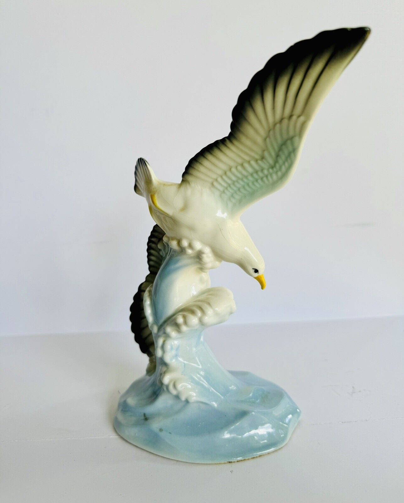Vintage Norcrest Porcelain Seagull Sea World Figurine ~see Pics