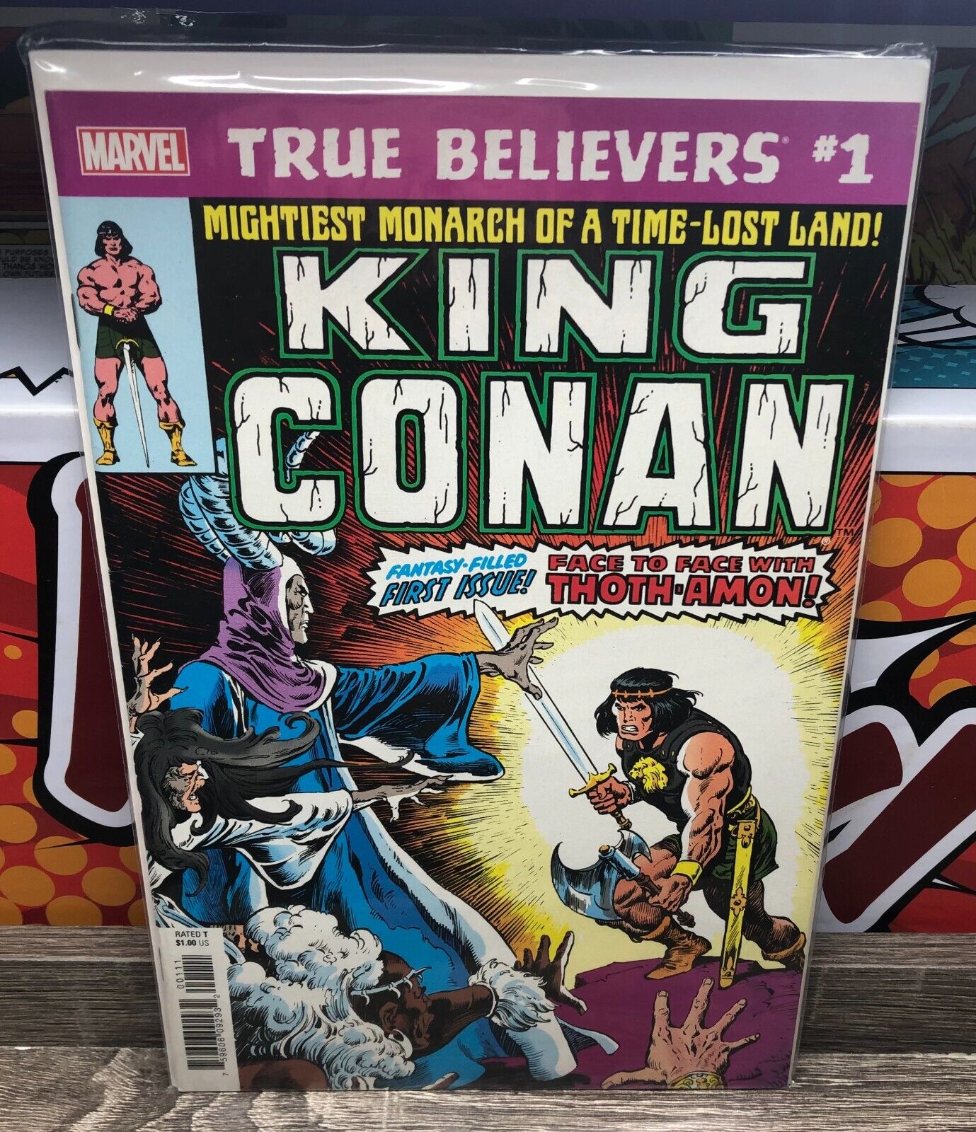 King Conan - Thoth Amon Marvel Comic Book #1 - Bagged & Boarded NM