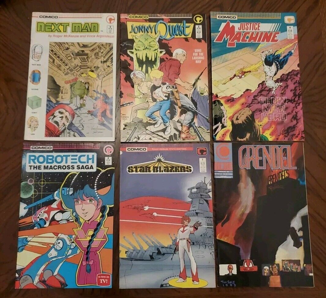 Comico - 6 Comics Lot 1985-1987