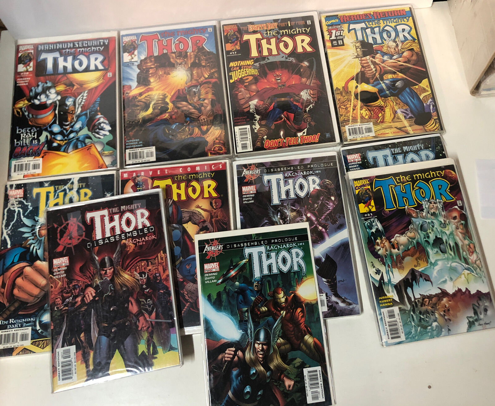 The Mighty Thor (1998) #1-84 + Annual 1999-2000-2001 VF/NM Complete Set ~ Marvel