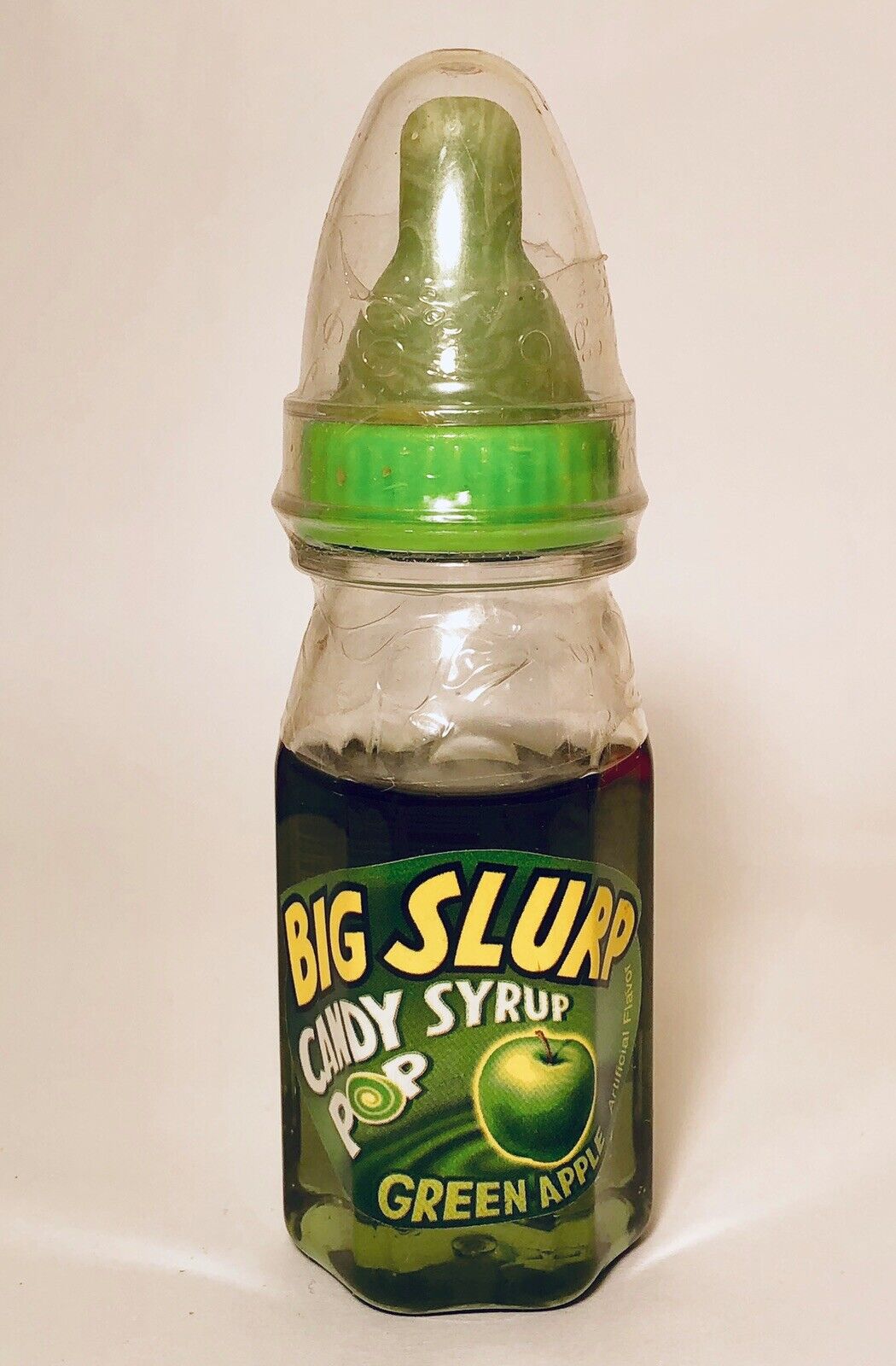 Vintage 1996 Kidsmania BIG SLURP Bottle Candy Container pacifier bubble gum