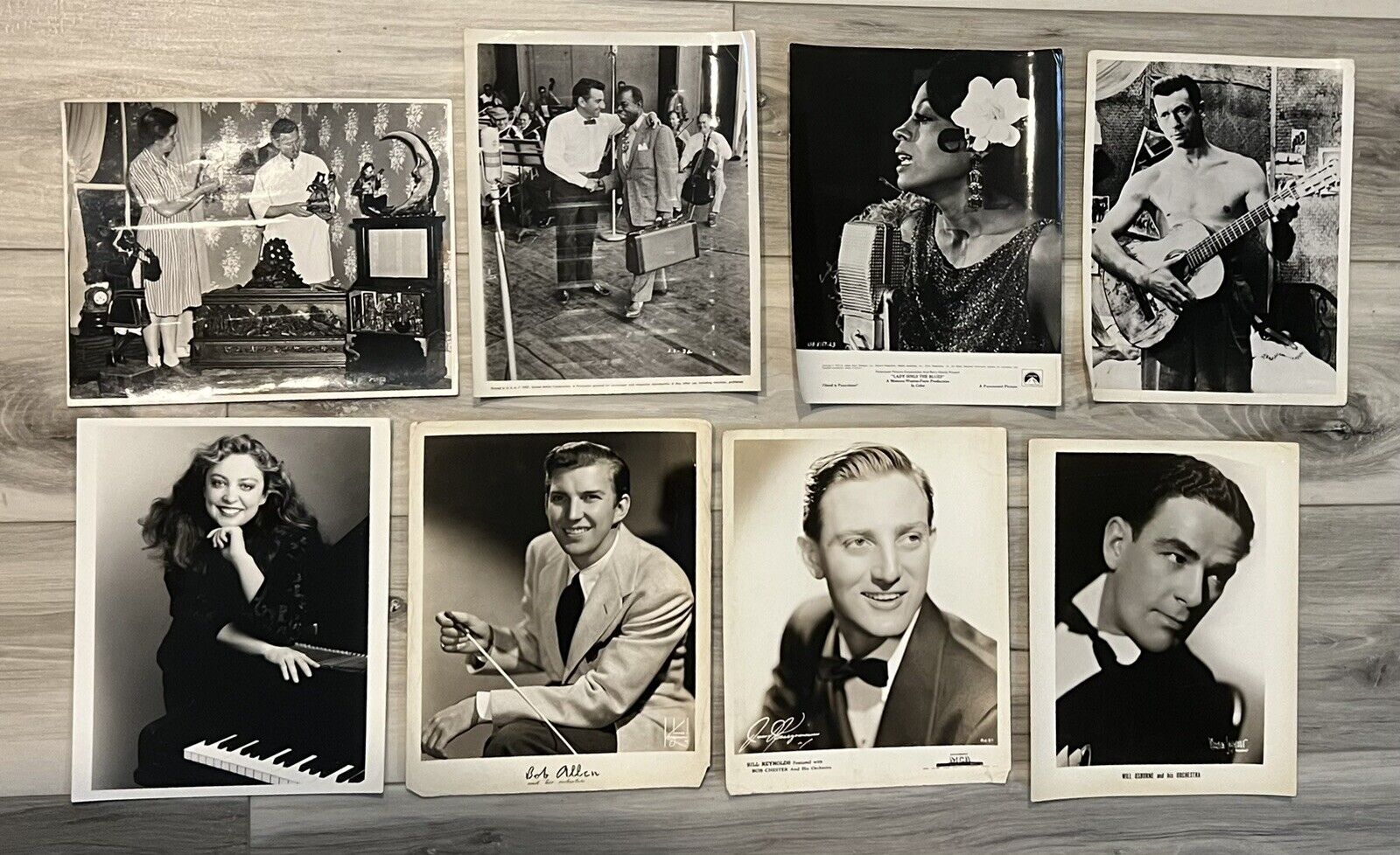 Big Band Press Photo Collection Louis Armstrong, Diana Ross, Bob Allen And More
