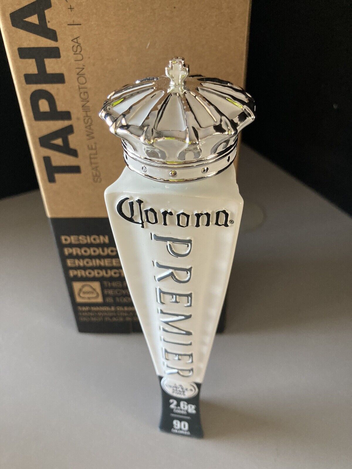 ✅ New Corona Premier Crown 3 sided Short cerveza Import Beer Tap Handle Lot N2
