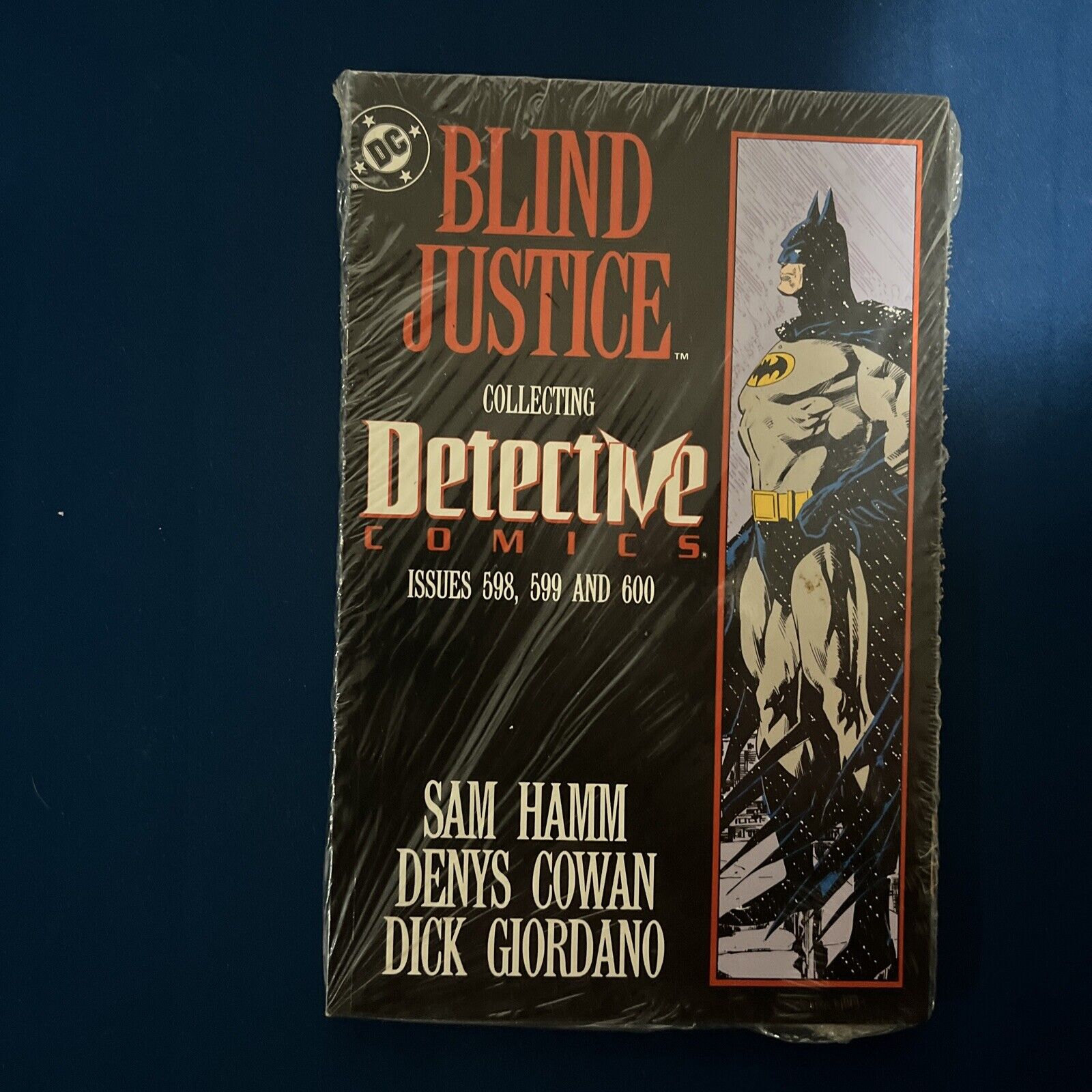 Blind Justice-no # 1989-Collecting Detective comics #598-600-Batman SEALED NEW
