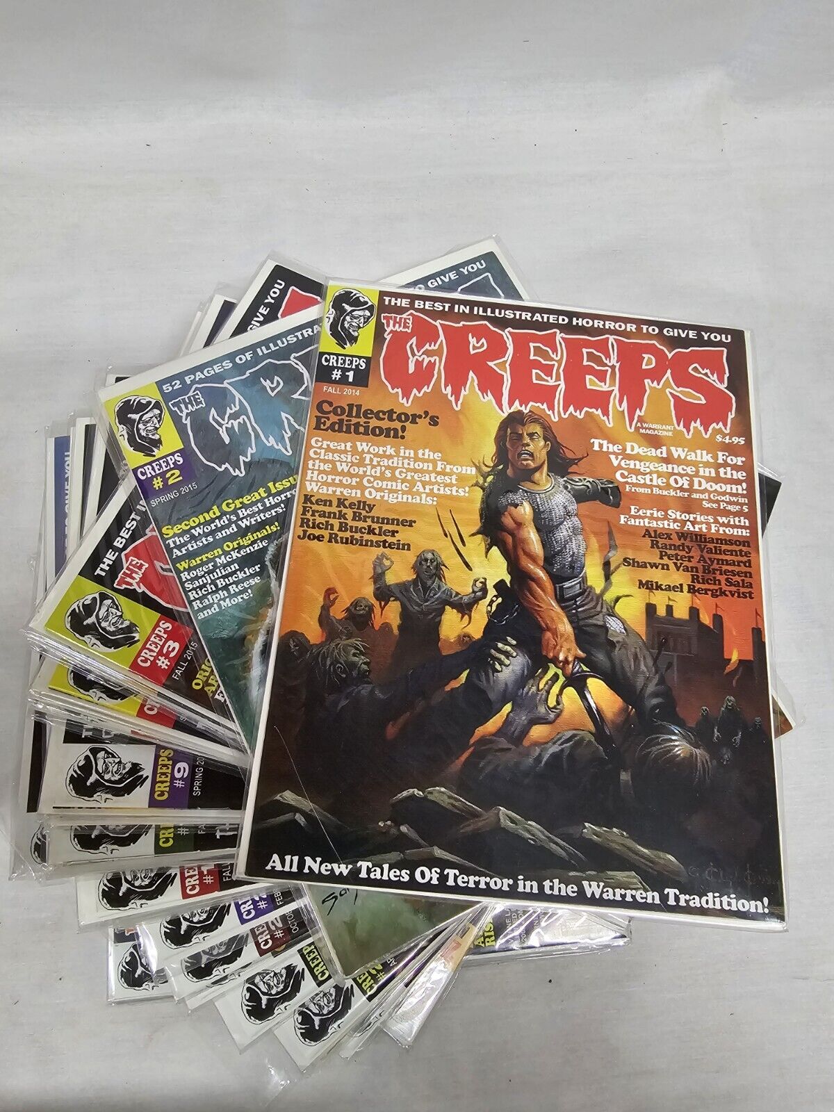 The Creeps Magazine COMPLETE RUN Bagged Boarded PLUS Spooktacular Annuals