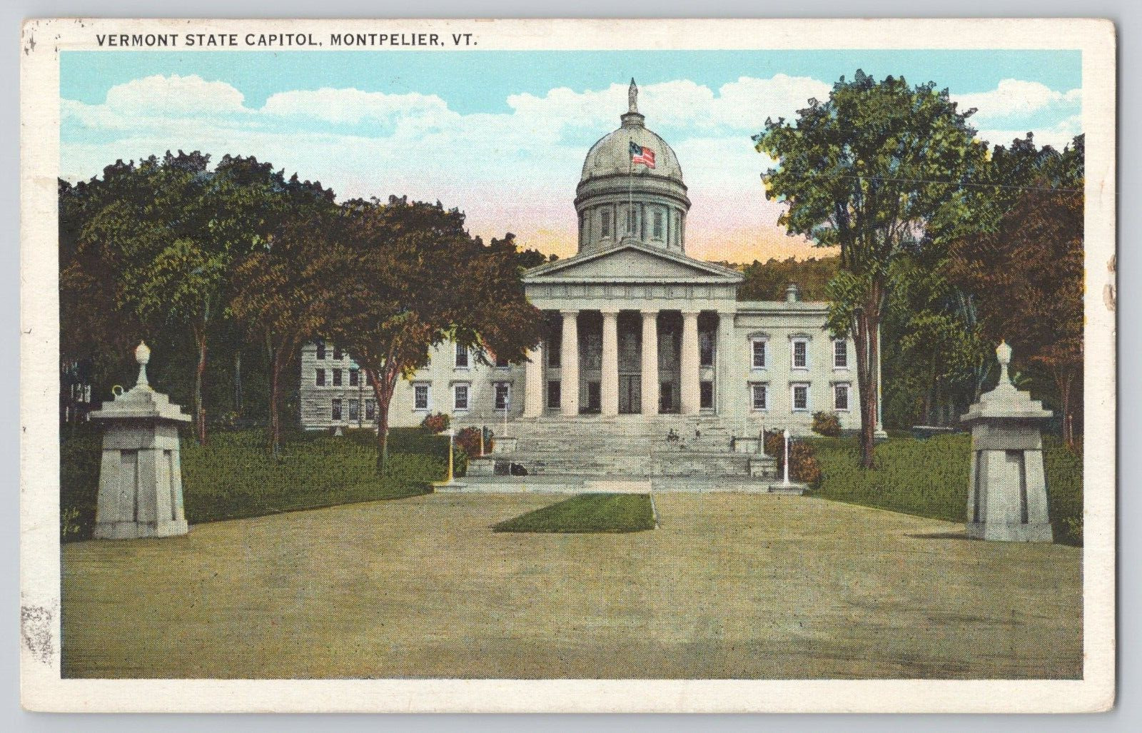 Postcard Vermont State Capitol, Montpelier, Vt.