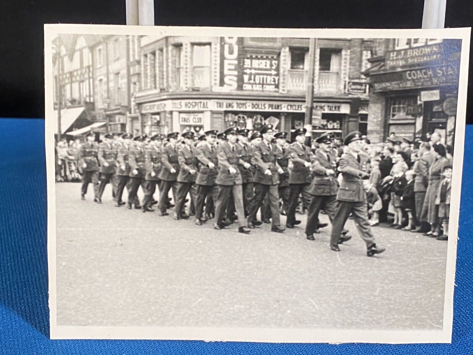 St Mary's Butts Reading Berkshire England US Military Parade Vintage 1954 Photo