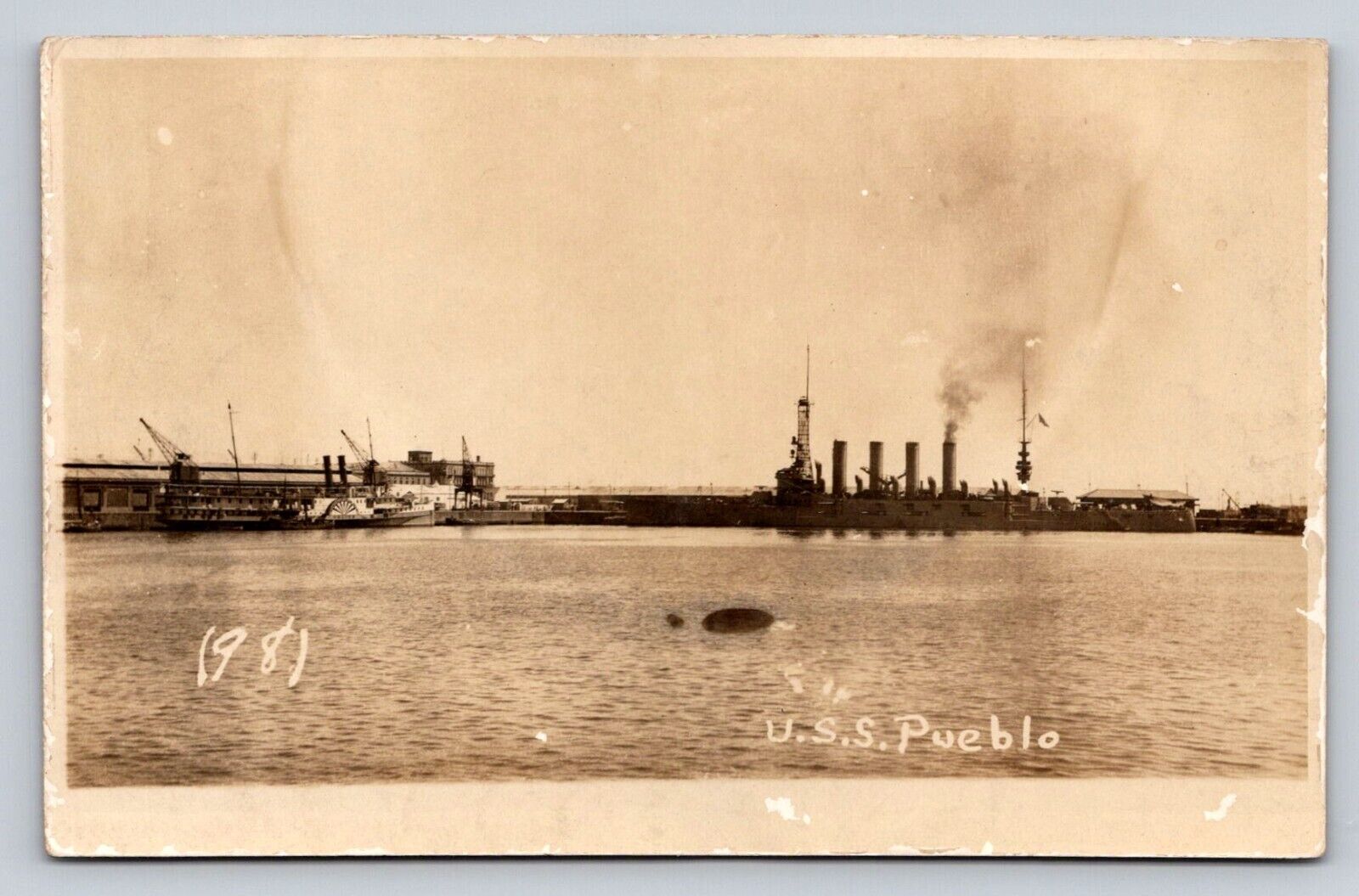 RPPC USS Pueblo  Real Photo  P771