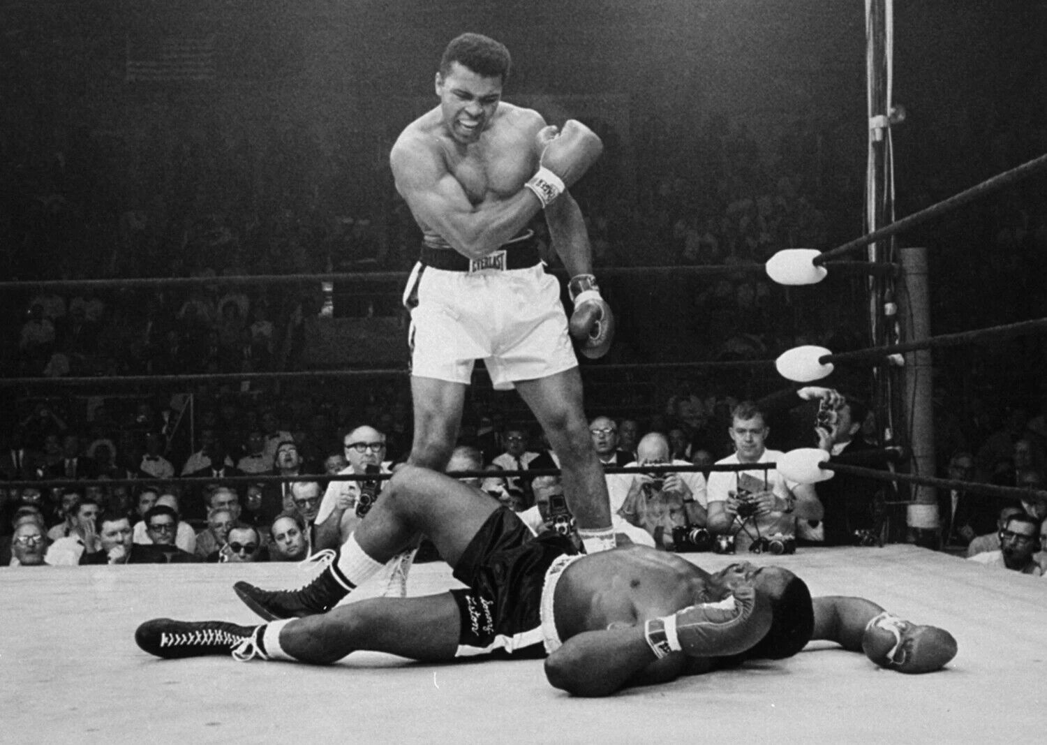 MUHAMMAD ALI KNOCKS OUT sonny liston Iconic Boxing Photo Print 8