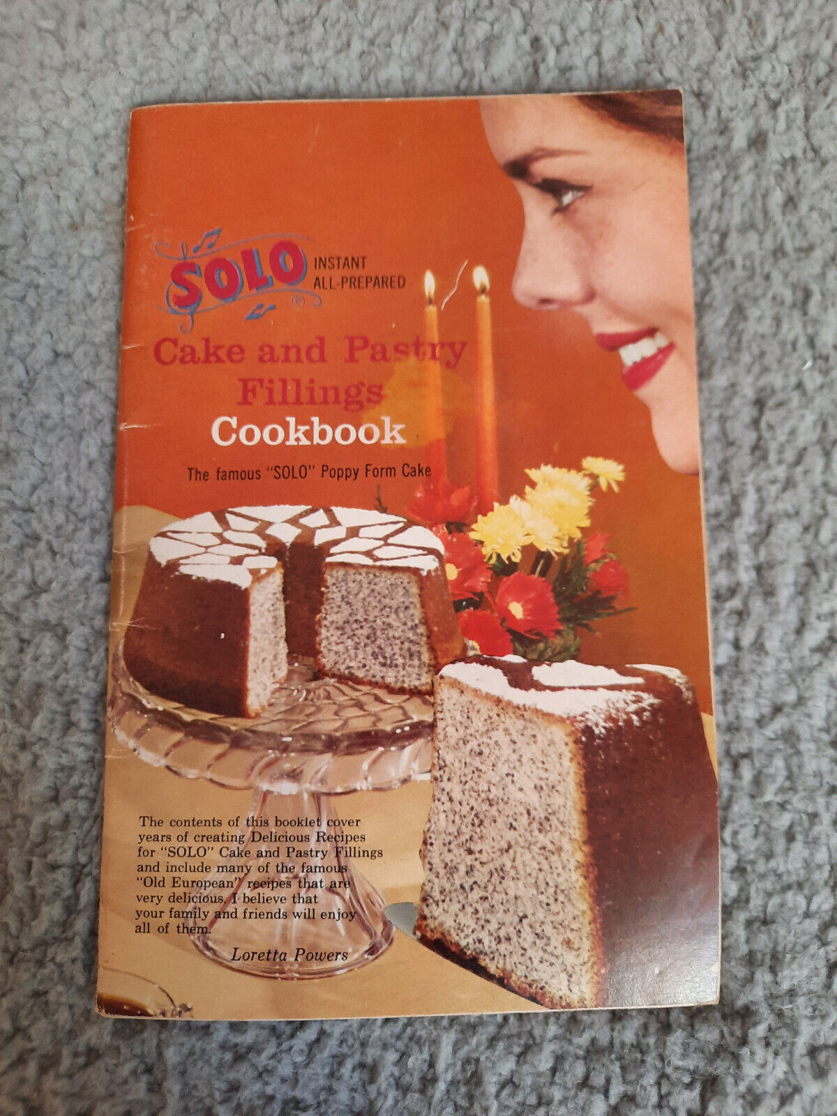 Vintage Cookbook: Solo Cake and Pastry Fillings Cookbook Dessert Recipe Booklet