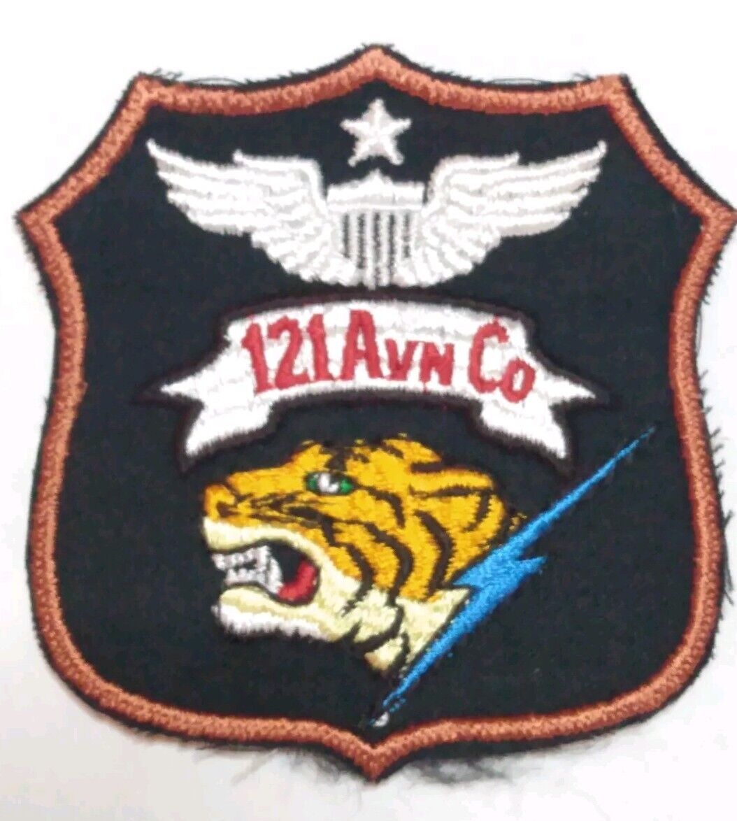 Original Vietnam War 121st Aviation Avn Co Helicopter Squadron Patch