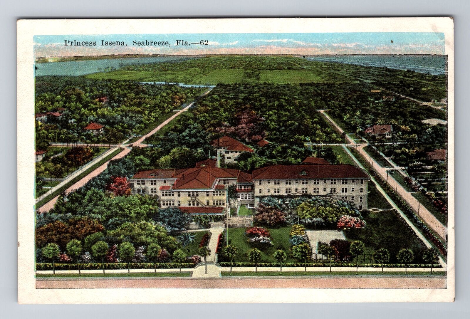 Seabreeze FL-Florida, Princess Issena, Advertising, Vintage Souvenir Postcard