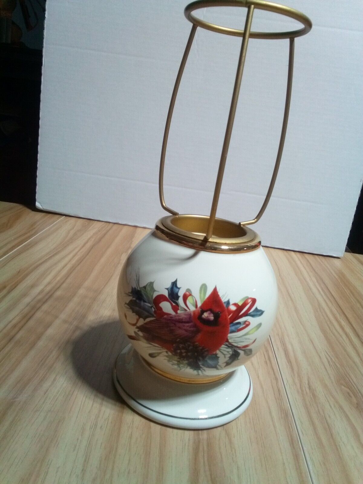 Vintage Lenox Cardinal Tea Light