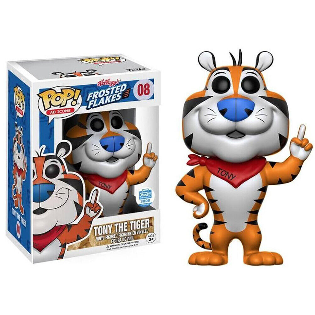 Funko Pop Ad Icons Kellogg's Frosted Flakes Tony The Tiger 08 Vinyl Figures