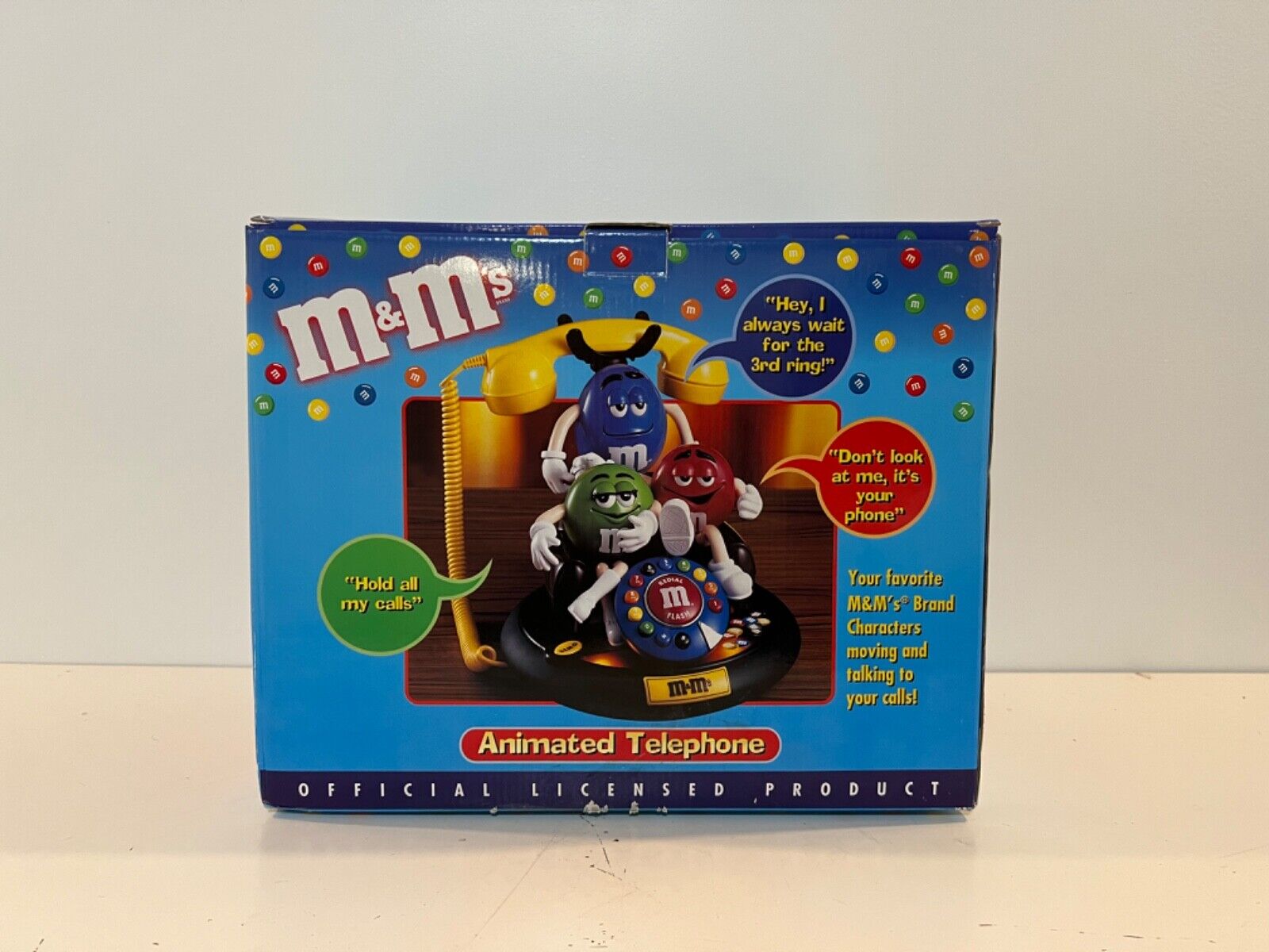 M&M\'S Animated Telephone Talking Light Up with Original Box