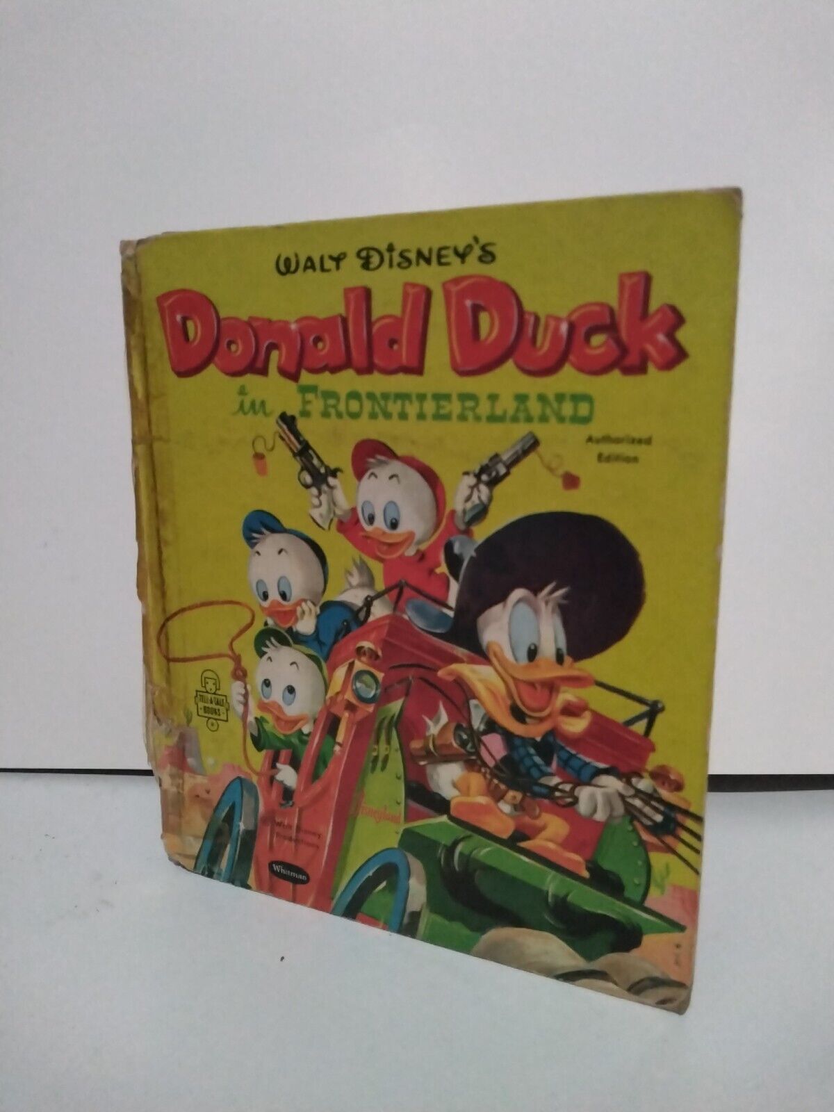 Vintage Walt Disney's DONALD DUCK in Frontierland Story Book Book 1957