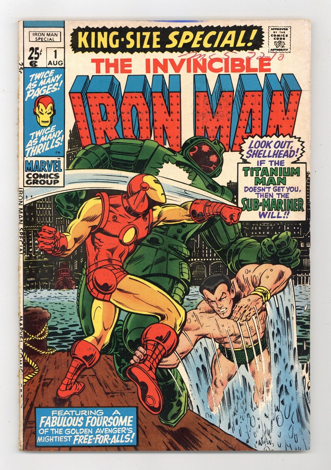Iron Man Annual #1 VG- 3.5 1970