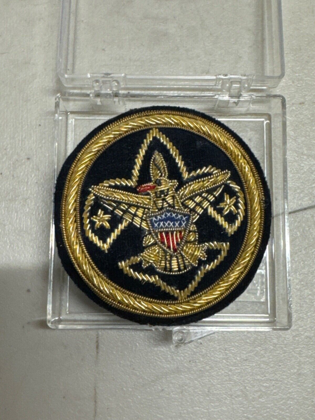 BSA Vintage Boy Scout Emblem Round Blazer Buillion