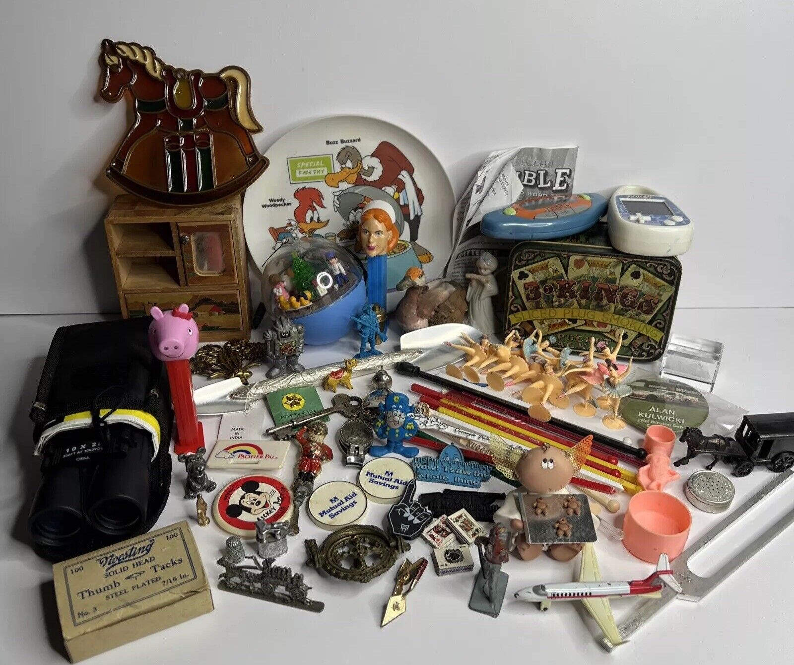 Lot Of 75 Pieces Assorted Vintage Collectibles Junk Drawer Lot