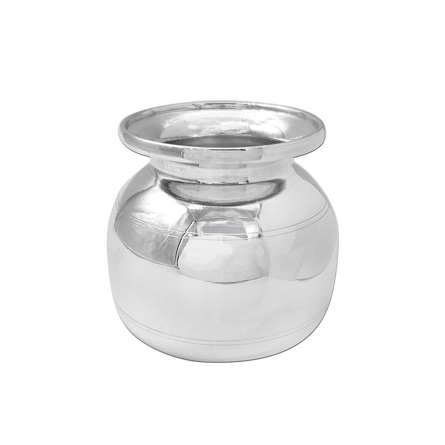 Simple Plain Pure Silver Kalash For Pooja Room & Home 200g