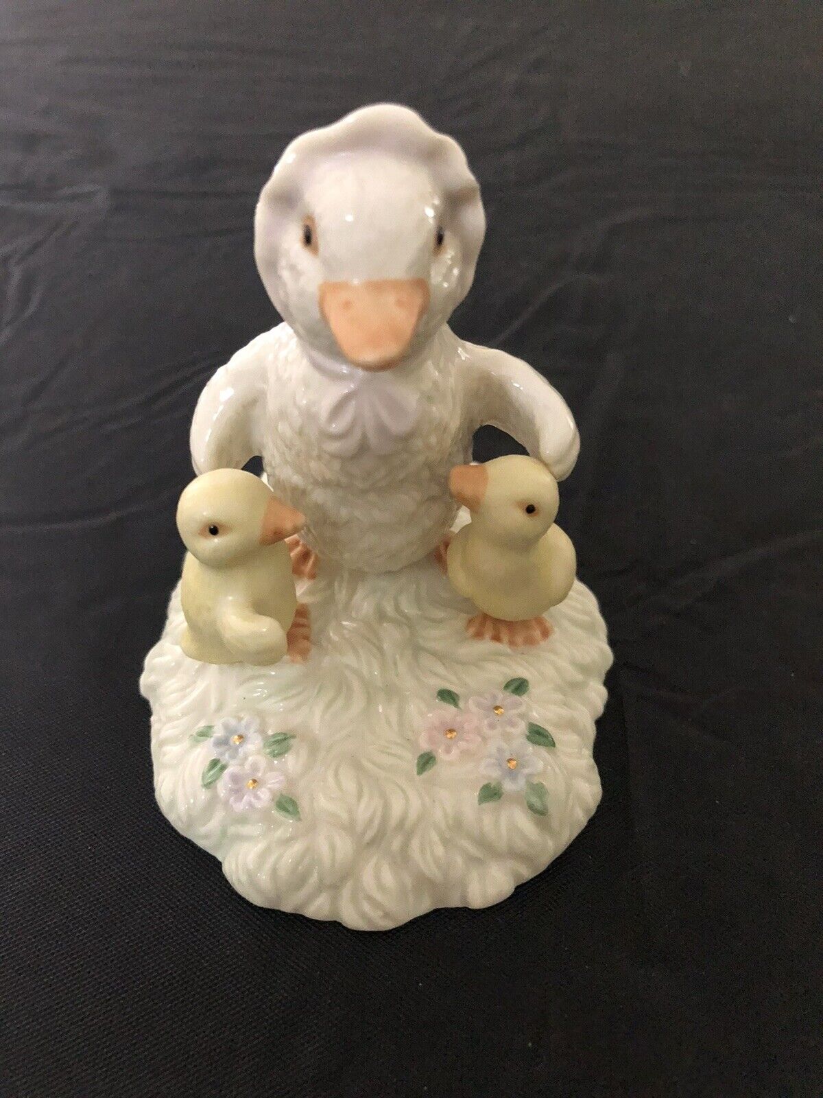 Lenox Just Ducky & Me Baby Duck Figurine Sculpture of Fine China & Gold