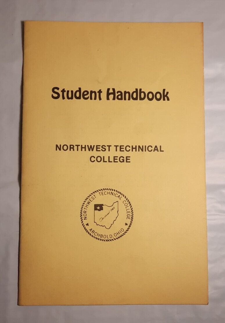 1976 Northwest Technical College Student Hand book Archbold Ohio