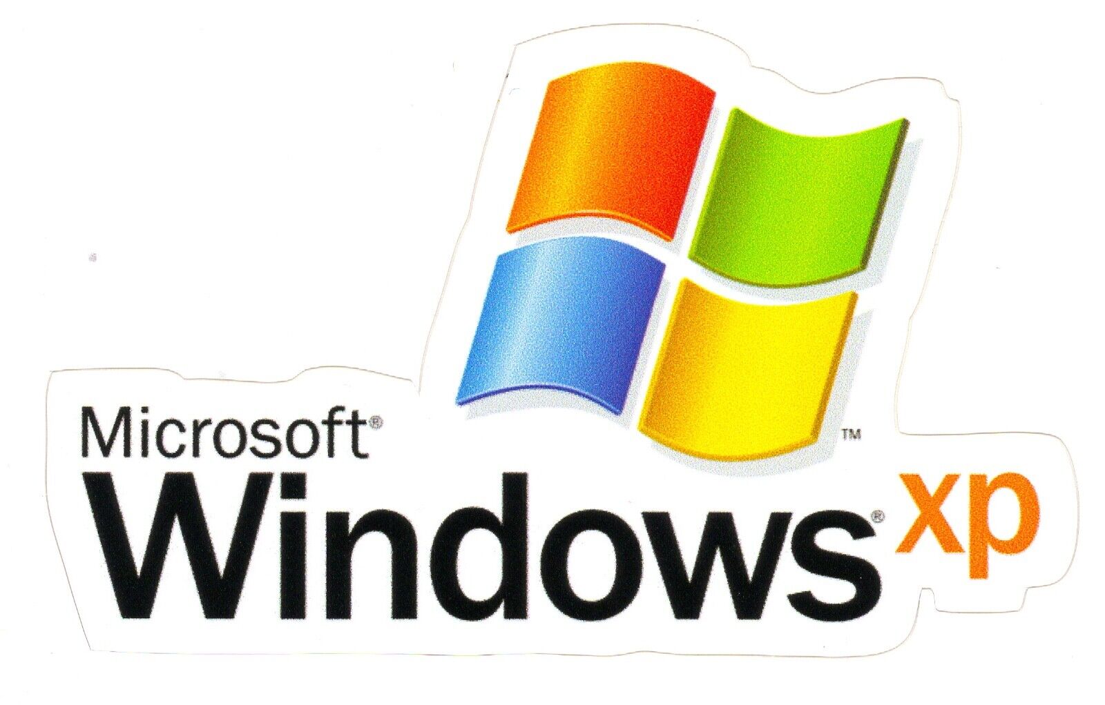 Microsoft Windows XP - Logo Sticker (Reproduction)