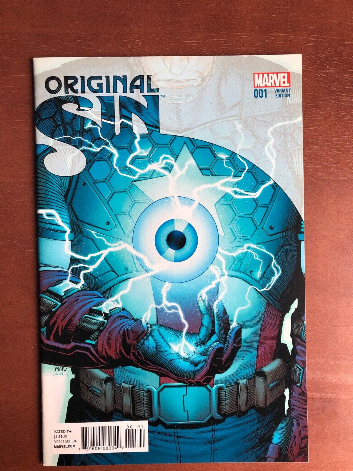 Original Sin #1 (2014) 9.2 NM Marvel Key Issue Variant Captain America McNiven