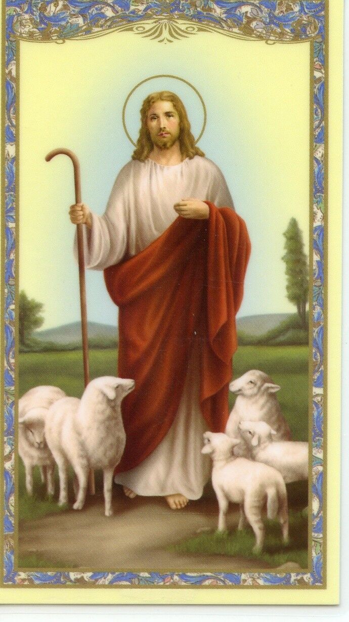 PSALM 23 - Laminated  Holy Cards.  QUANTITY 25 CARDS