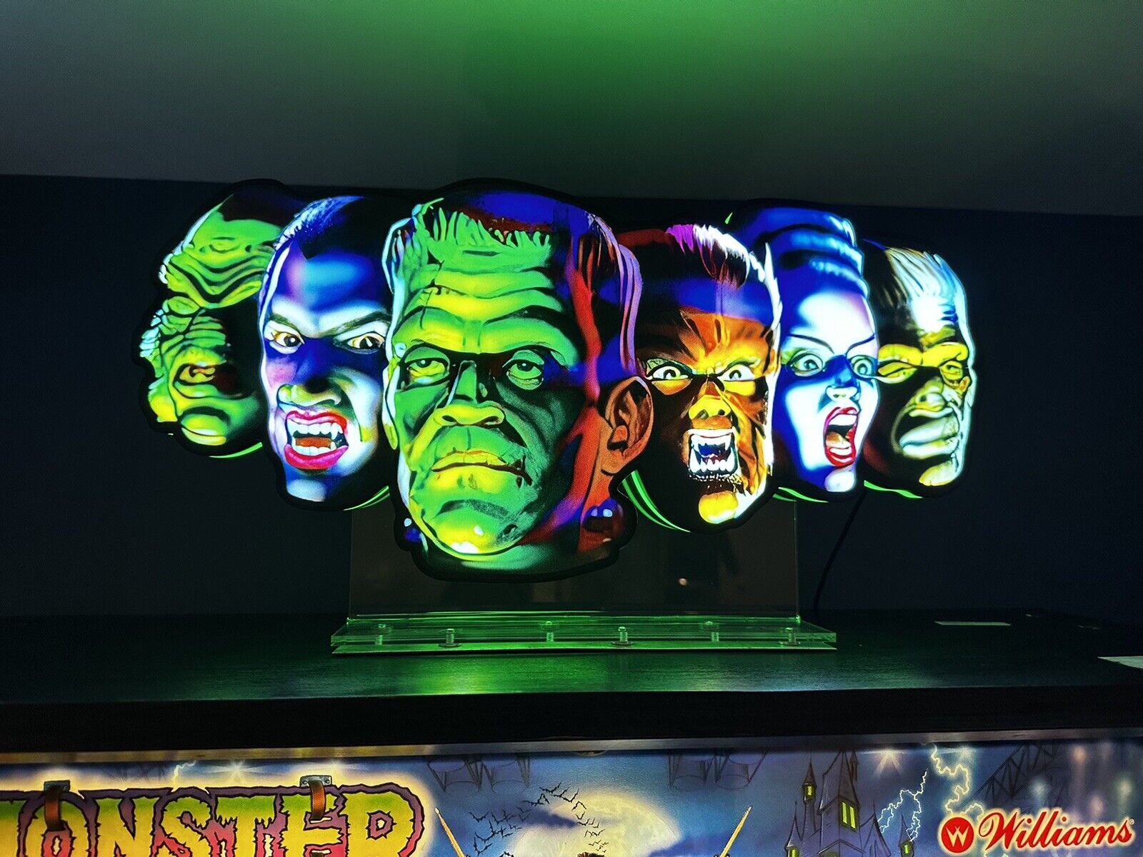 New Custom MONSTER BASH Pinball Machine LED Topper Mod (also works with REMAKE)